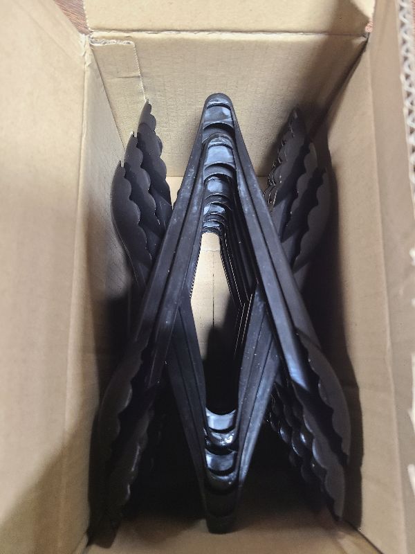 Photo 1 of 20 PCS Plastic Serving Tongs Bulk, 8.7 Inch Plastic Tongs Disposable Tong for Parties, Catering, Buffets and Events, Black