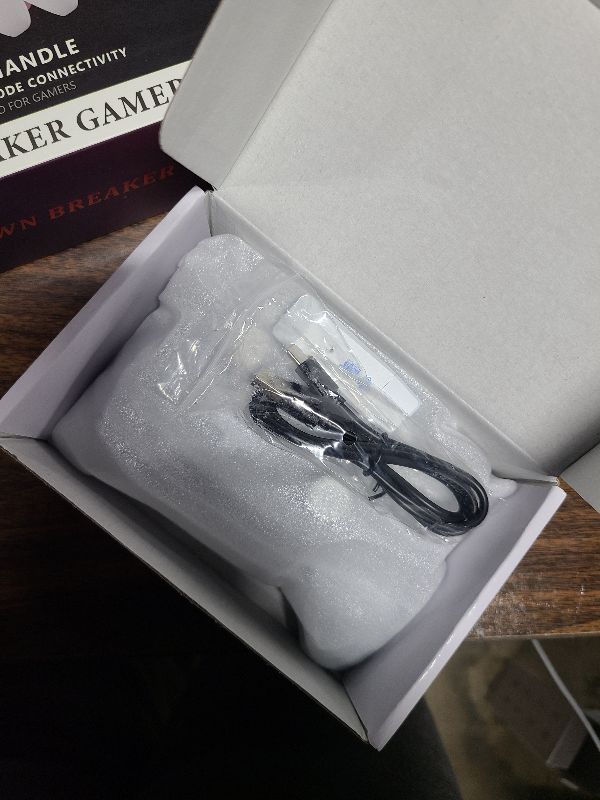 Photo 1 of 2.4G Wireless PC Controller with RGB Lighting/Programming Keys/Hall Joysticks/Hall Triggers/Vibrations,Three-Mode Switch Controller,Plug and Play Work for Windows PC, Android, Switch, Steam,TV (White)