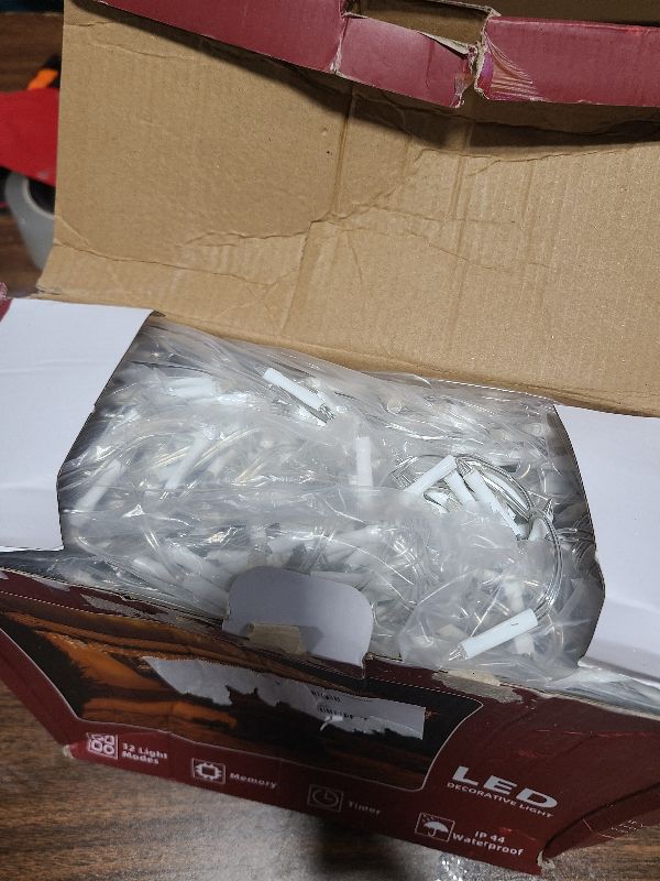 Photo 1 of 1620 LED Christmas Lights with 360Drops, 164ft 12 Modes Warm White Outdoor String Lights with Timer Dimmable, Waterproof Hanging Twinkle Lights for Indoor Holiday Wedding Party Eaves Christmas Decor