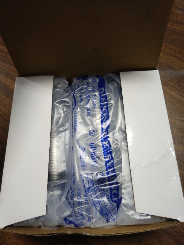 Photo 1 of 12Pack 60ml Syringe for Liquid - Large Plastic Syringes Without Needle for Food Thick Liquids and Irrigation Water, Lip Gloss Filling, Feeding Dogs Meds, Measuring ( 12 Pack 60 ml / cc )