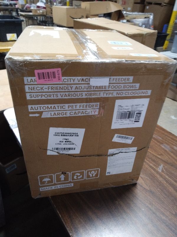 Photo 1 of 15L Automatic Dog Feeder for Large Breed, 2026 Vacuum-Sealed Storage Airtight 100% Freshness Timed Auto Dog Food Dispenser, Anti-Blockage, Support up to 0.86in Dry Pet Food, Stainless Steel Bowl