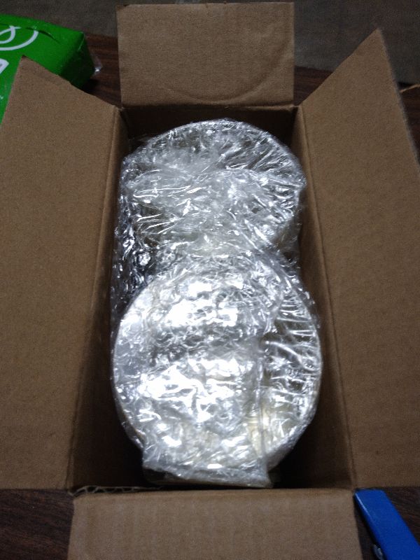 Photo 1 of [100 Pack] 9oz Plastic Cups with Gold Glitter Sturdy & Food Safe Disposable Wine Glasses Party Wedding Cups Disposable Drinking Cups Plastic Cocktail Glasses for Wine, Cocktails & Cold Beverages