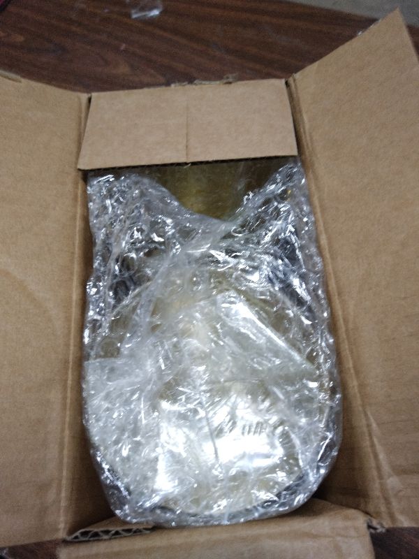 Photo 1 of [100 Pack] 9oz Plastic Cups with Gold Glitter Sturdy & Food Safe Disposable Wine Glasses Party Wedding Cups Disposable Drinking Cups Plastic Cocktail Glasses for Wine, Cocktails & Cold Beverages