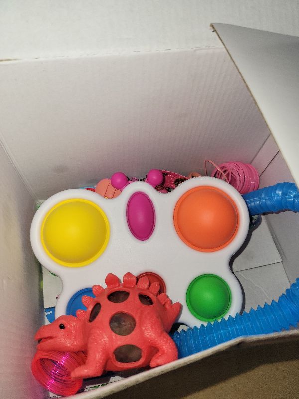 Photo 1 of 120 Pcs Fidget Toys Pack, Pop Sensory Party Favors Set Gifts for Kids Adults Boy Girl Stocking Stuffers Autistic Bulk Goodie Bag Filler Treasure Box Classroom Prizes School