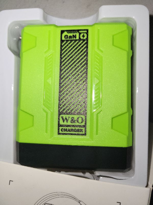 Photo 1 of 2 in 1 Compatible with 120w Fast Charger, 2025 New Retractable Wall Fast Charger Module, Portable c harger with All in 1 Foldable Plug,for Phone, Tablet, Laptops(Green)