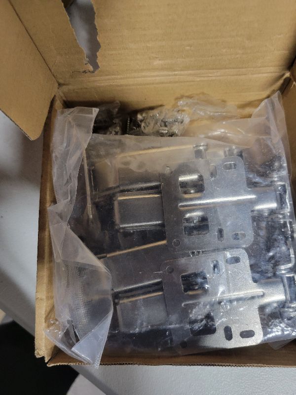 Photo 1 of 2 Pack 170 Degree Soft Close Hidden Hinges, Concealed Surface Mount Frameless Hinge - Self Closing Lazy Susan Hinges for Corner Cabinets, Kitchen Cupboards, Trap Doors & Lid Support