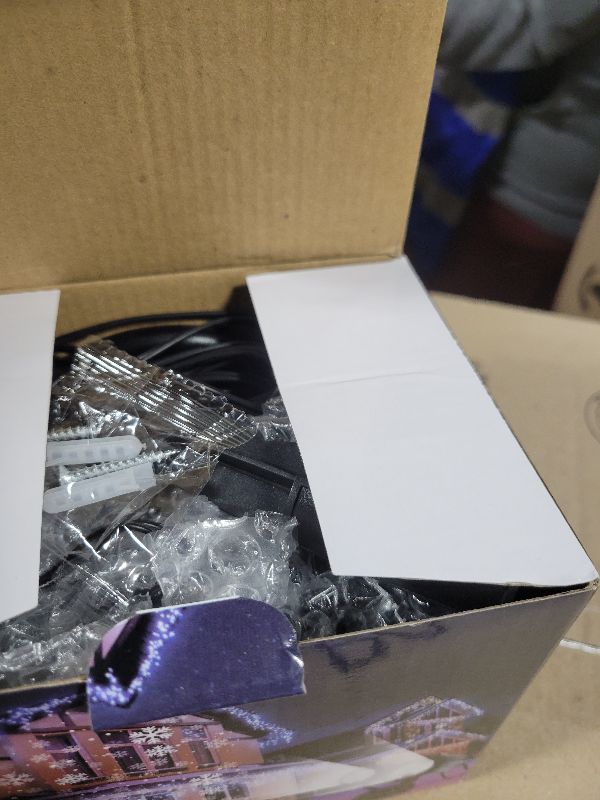 Photo 1 of 2026 Latest Snowflake Christmas Projector Lights Outdoor, Double Head Crystal-Clear Holiday Projector Outdoor with Timer, Snowfall LED Xmas Lights for House Outside Indoor Christmas Decorations