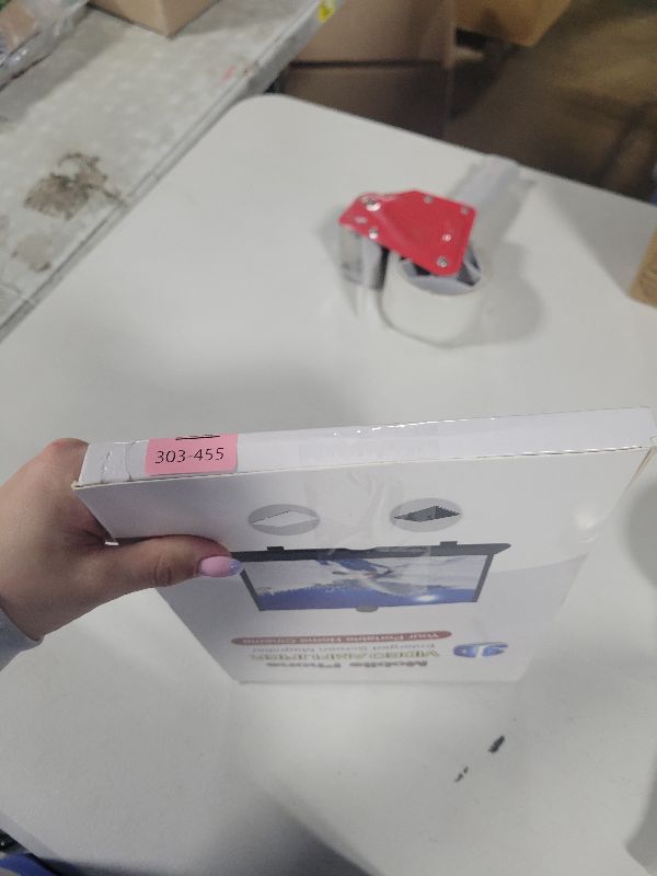 Photo 1 of 14" Screen Magnifier,3D HD Mobile Phone Magnifier Projector Screen Enlarger for Movies, Videos, and Gaming,Foldable Cell Phone Stand with Screen Amplifier,Supports All Smartphones (Black, 14inch)