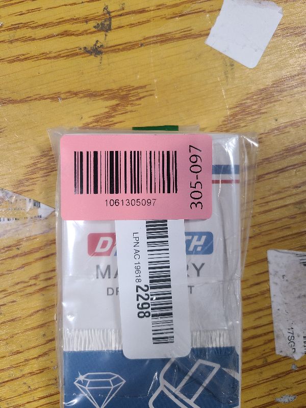 Photo 1 of 10-Piece Masonry Drill Bit Set for Concrete Tile Glass Ceramic Brick,1/8 to 1/2 Inch Drilling Bits with Triangle Handle,Tungsten Steel Alloy Tip.?Black?