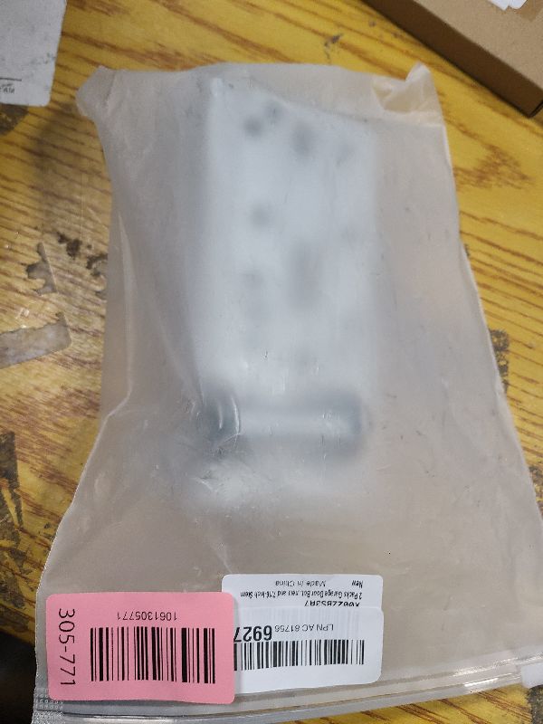 Photo 1 of 2 Pack Garage Door Bottom Lifting Brackets Without Fasteners and 7/16-Inch Stem, Residential Bottom Roller Brackets for Garage Door Fixture