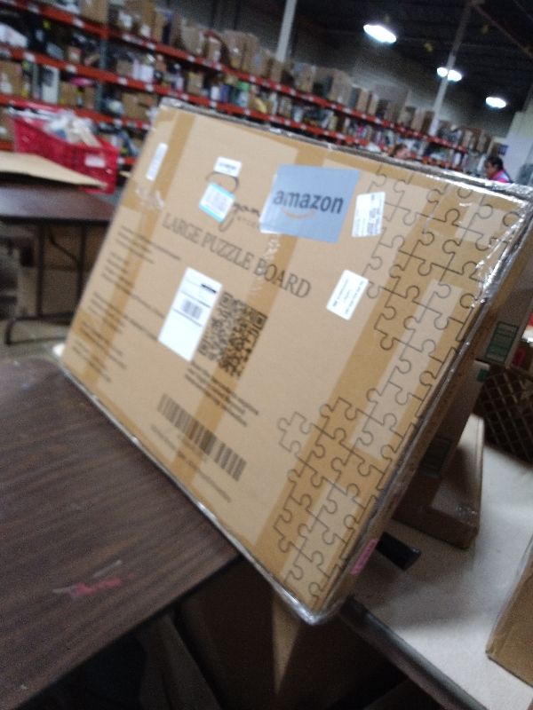 Photo 1 of 1000 Piece Rotating Puzzle Board with Drawers and Cover - 4 Drawers, Wooden Jigsaw Puzzle Table | 30” X 22”| Jigsaw Puzzle Board - Portable Puzzle Tables for Adults and Kids by Beyond Innoventions