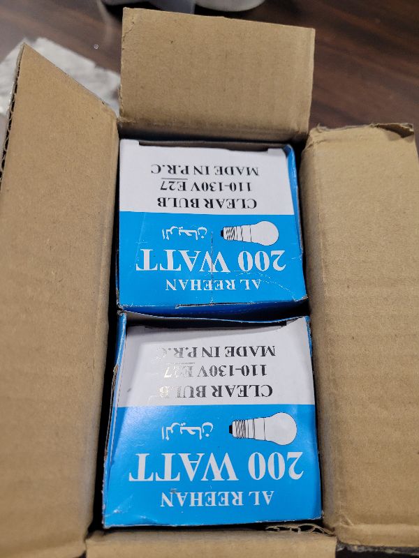 Photo 1 of 200W Incandescent Light Bulbs,A21 Bulb Dimmable Medium E26 Base Light Bulbs,A19 Incandescent Light Bulb,2700K Warm White, for Fridge, Range Hood, Sewing Machine, Freezer Ceiling Fan, Fireplace (2)