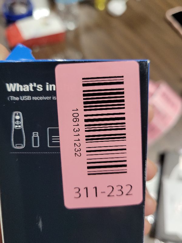 Photo 1 of 2-in-1 USB Type C Presentation Clicker Wireless Presenter Remote with Green Light for PowerPoint, Powerpoint Clicker with Volume Control PowerPoint Slide Advancer for Mac, Computer, Laptop