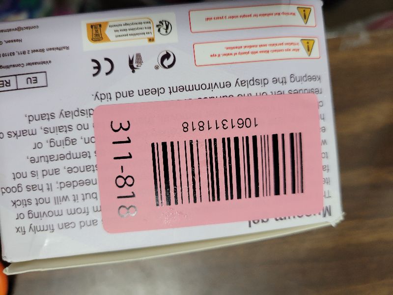 Photo 1 of 1DFAUL 6.35 oz Exhibits Fixing Gel for Museum, Removable Clear Museum Paste Putty Wax, Reusable & No Residue, Fixed Collection Artifacts and Decorations to Prevent Vibration, Falling