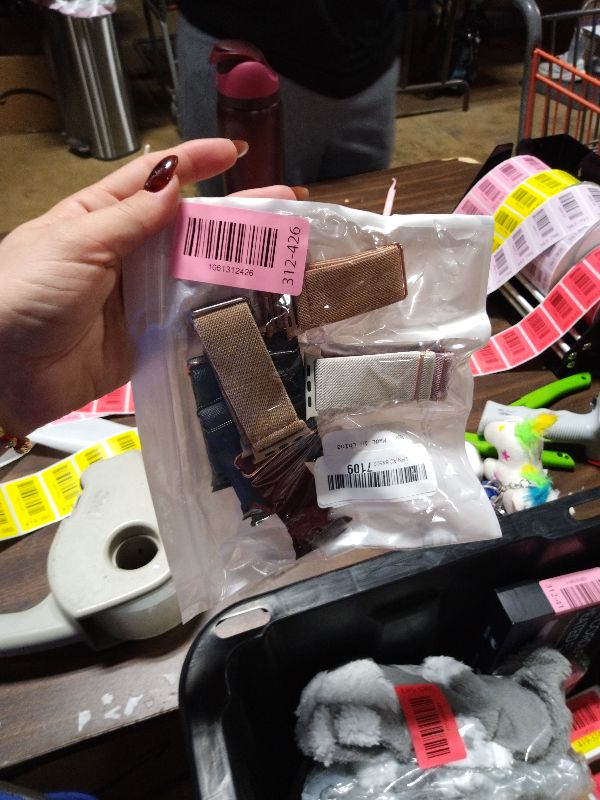 Photo 1 of 10 Pack Stretchy Bands Compatible with Apple Watch Band 40mm 38mm 41mm 42mm 44mm 45mm 46mm 49mm Women Men, Water-Resistant Solo Loop Elastic Sport Straps for iWatch Series 11 10 9 8 7 6 5 4 3 SE Ultra