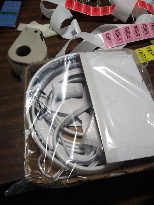 Photo 1 of 16.4FT 110V RGB COB LED Strip Light with Remote Smart Waterproof Outdoor RGB COB Neon Rope Light 576LEDs/M Color Changing Dimmable LED Light Strip AC 110V~130V for Bedroom Home Commercial Lighting