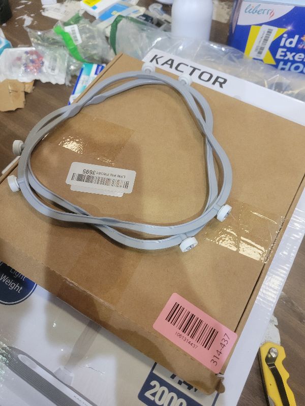 Photo 1 of 2 Pack 7.48 Inch W11252182/8206227 Microwave Turntable Support Ring, Glass Tray Support Replacement Part, Replacement Inner Ring Compatible for Whirlpool Microwave Parts