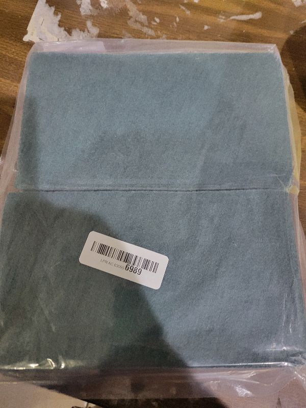Photo 1 of 18in Reusable Scrub Mop Pads: 6 Pack Washable and Scrubbing Replacement Pads Compatible with Bona, Rubbermaid and Libman Microfiber Mops