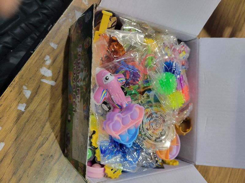 Photo 1 of 160 Pcs Fidget Toys Party Favors Pack, Randomly Selected Pop Sensory Set Gifts Stickers for Kids Adults Boy Girl Stocking Stuffers Autistic Bulk Goodie Bag Filler Treasure Box Classroom Prizes School