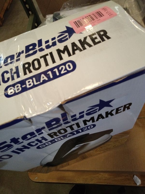 Photo 1 of 10inch Roti Maker by StarBlue with FREE Roti Warmer and Removable Handle - The automatic Stainless Steel Non-Stick Electric machine to make Indian style Chapati, Tortilla, Roti AC 110V 50/60Hz 1200W