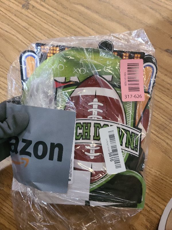 Photo 1 of 10PCS Football Party Decorations Football Table Centerpiece Football Honeycomb Centerpieces Table Toppers for Football Birthday Party Football Game