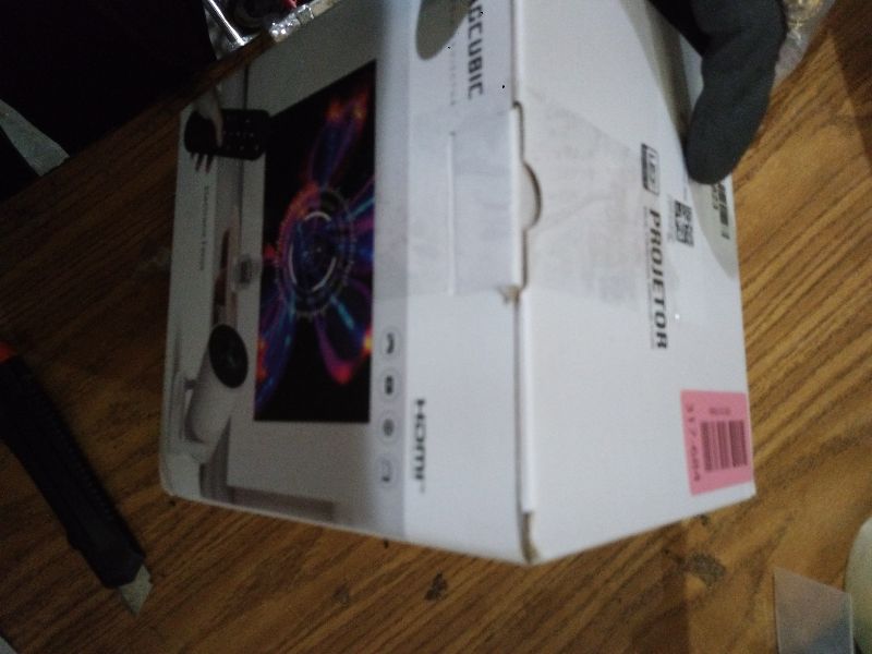 Photo 1 of ?Electric Focus?Magcubic Mini Projector 4K Support, Portable Projector with WiFi 6 and Bluetooth 5.4, Smart Proyector, 5W Soundbase Speaker, 180°Rotation for Home Theater