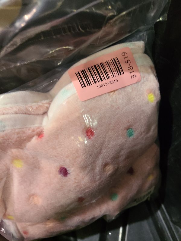 Photo 1 of 1 Pack 3 Blankets Super Soft Fluffy Premium Fleece Pet Blanket Flannel Paw Printed Throw for Dog Puppy Cat (Medium 30x20'', White, Pink, Blue)