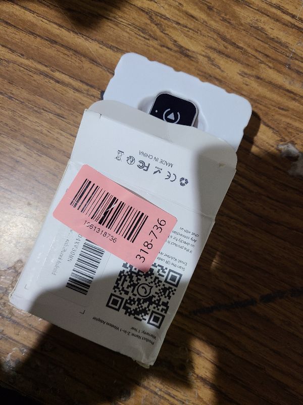 Photo 1 of 2-in-1 Wireless CarPlay Adapter 2026 Support Apple CarPlay & Android Auto, Mini Bluetooth USB A & USB C Dongle Convert Wired to Wireless Compatible with iPhone & Android