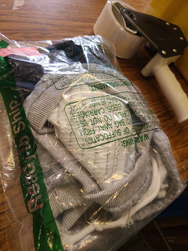 Photo 1 of 2 Pack Dog Hoodie Sweaters for Small Medium Dogs Warm Dog Clothes for Large Dogs Soft Waffle-Like Laminated Sweatshirt Bulldog (Black+Grey, XS (Back: 10",Chest: 13", Neck: 9"))