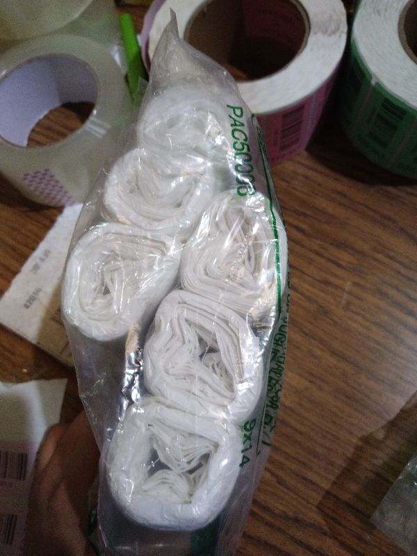 Photo 1 of 120 Counts 1.6 Gallon Mini Drawstring Trash Bags, Small Garbage Bags by KSSKSS, Code a fit 4.5-8 Liter, 1.2-2 Gal, White Trash Bin Liners for Home Office Kitchen Bathroom Bedroom