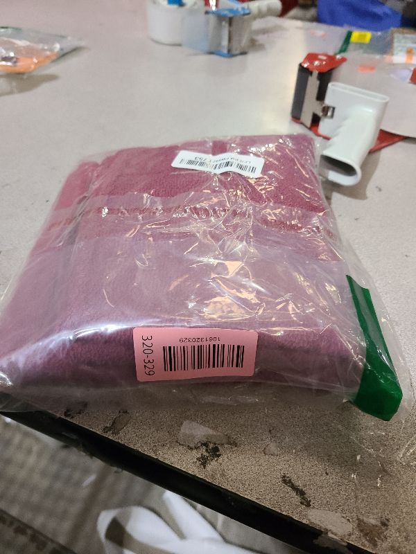 Photo 1 of 2 Pack Hand Towels Full Terry Premium Plus,100% Cotton, Size 16x27, Ideal for Salons, Spas, Sports, Teams, Home (Burgundy)