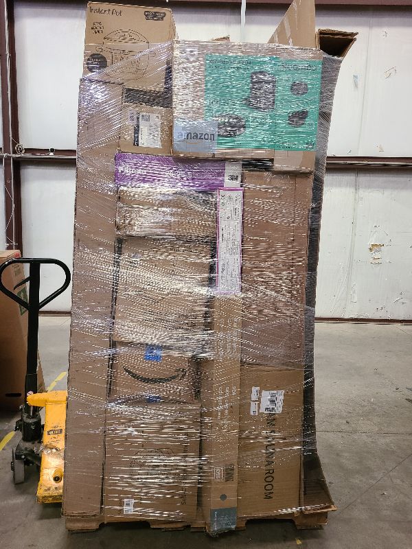 Photo 1 of As is general merchandise pallet roughly 60 items. 
