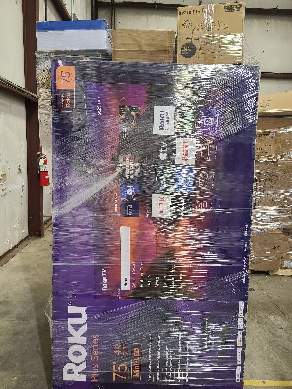 Photo 1 of As is general merchandise pallet roughly 60 items. 
