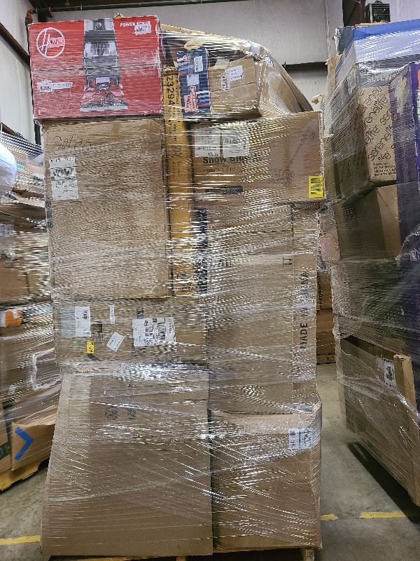 Photo 1 of As is general merchandise pallet roughly 60 items. 
