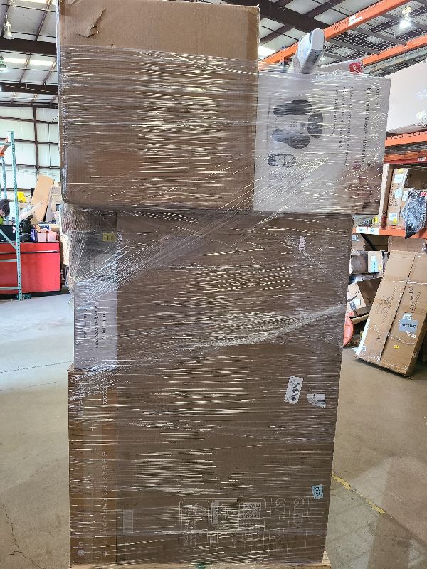 Photo 1 of As is general merchandise pallet roughly 60 items. 

