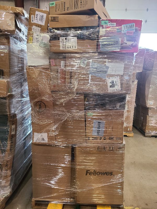 Photo 1 of As is general merchandise pallet roughly 60 items. 


