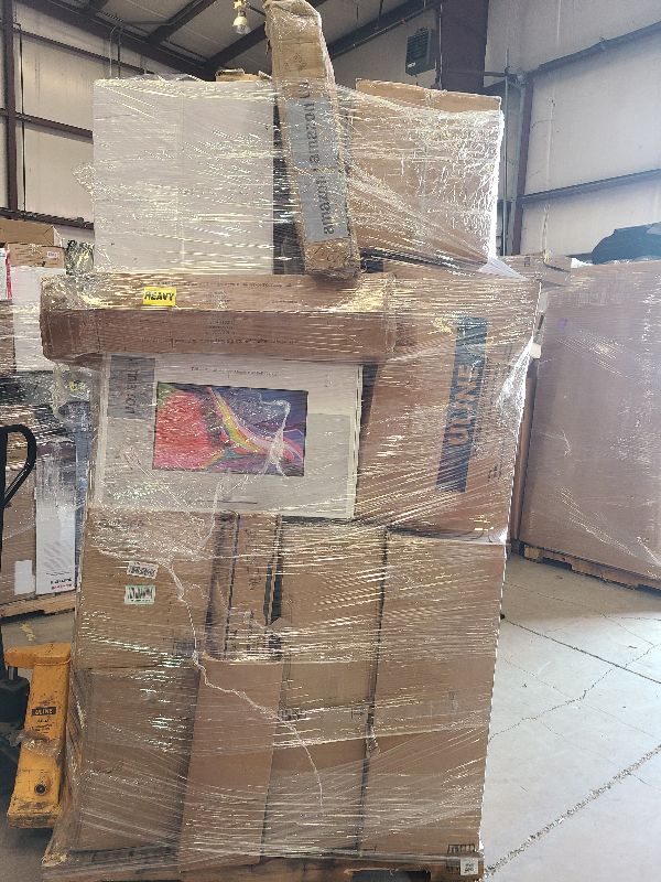 Photo 1 of As is general merchandise pallet roughly 60 items. 

