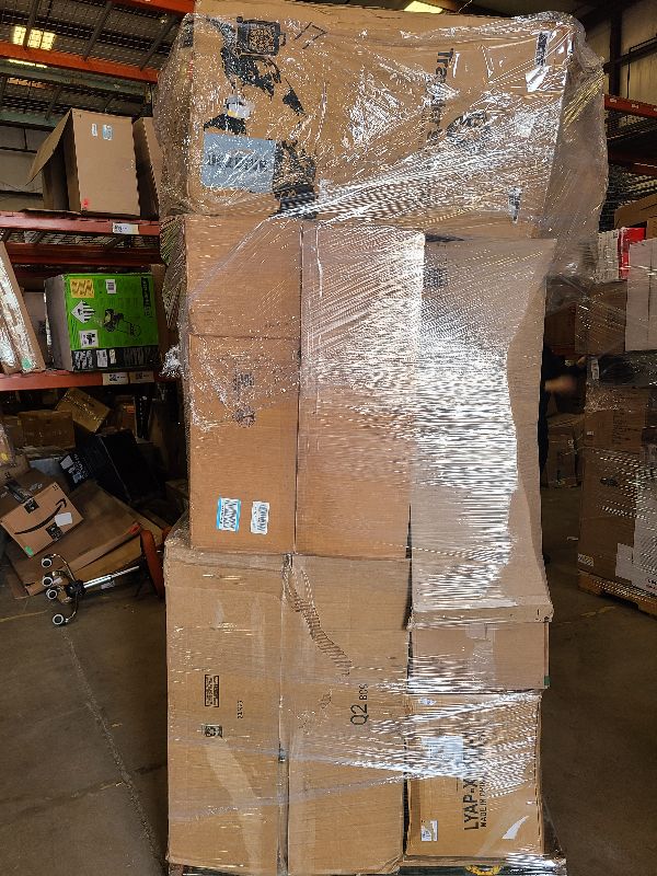 Photo 1 of As is general merchandise pallet roughly 60 items. 


