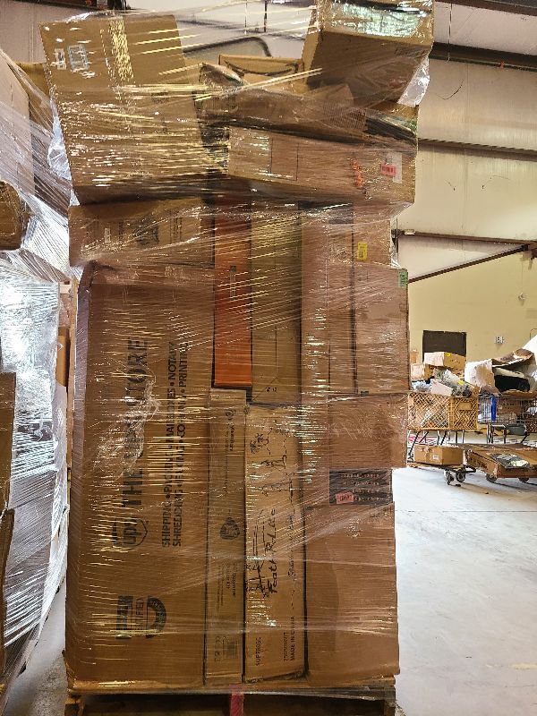 Photo 1 of As is general merchandise pallet roughly 60 items. 

