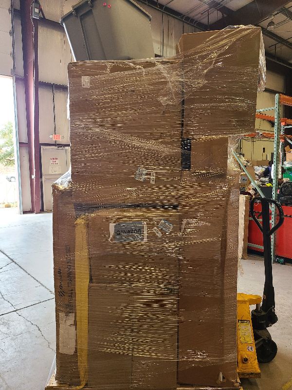 Photo 1 of As is general merchandise pallet roughly 60 items. 

