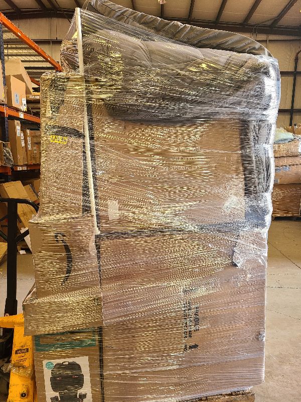Photo 1 of As is general merchandise pallet roughly 60 items 
