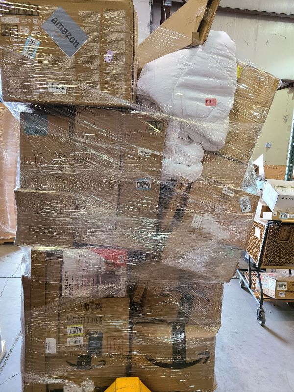 Photo 1 of As is general merchandise pallet roughly 60 items. 

