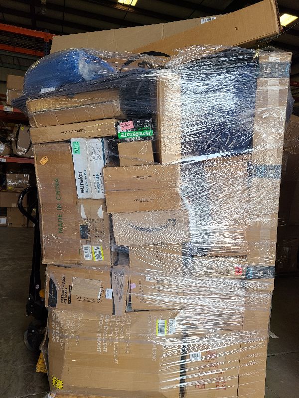 Photo 1 of As is general merchandise pallet roughly 60 items. 


