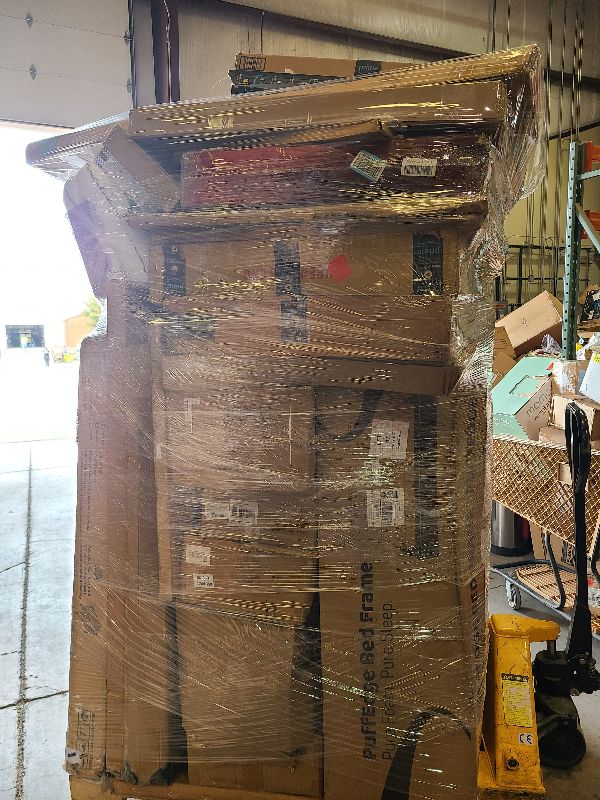 Photo 1 of As is general merchandise pallet roughly 60 items. 

