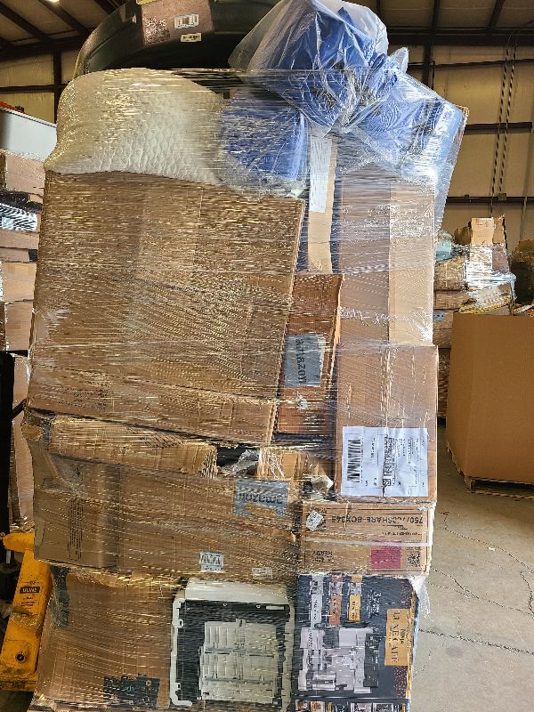 Photo 1 of As is general merchandise pallet roughly 60 items. 

