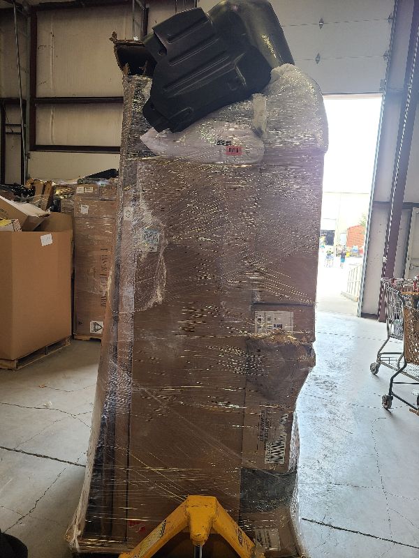 Photo 1 of As is general merchandise pallet roughly 60 items. 

