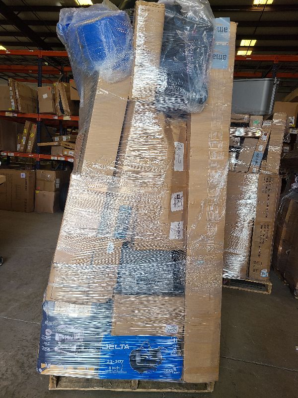 Photo 1 of As is general merchandise pallet roughly 60 items. 

