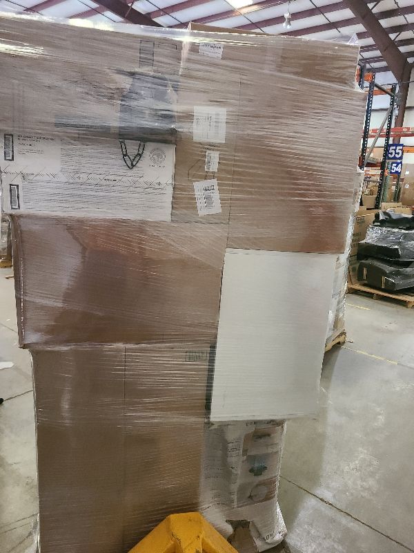 Photo 1 of As is general merchandise pallet roughly 60 items. 

