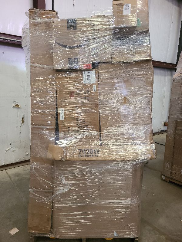 Photo 1 of As is general merchandise pallet roughly 60 items. 

