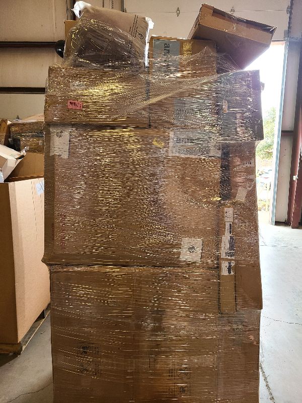 Photo 1 of As is general merchandise pallet roughly 60 items. 

